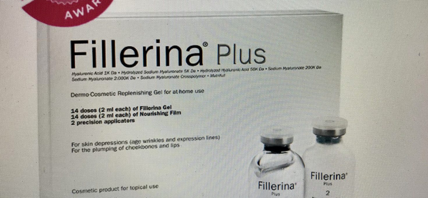 Disappear winkles without filler injections!  FILLERINA at home treatment…